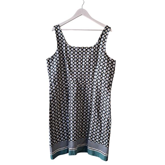 NWT Ann Taylor Dress Floral Print Sleeveless Mini Sheath Multi Womens Size 16 - Picture 2 of 12